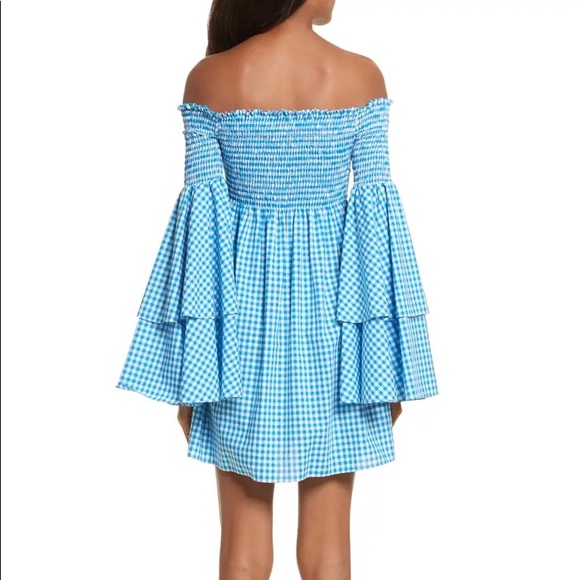 Caroline Constas Appolonia Gingham Dress Size S - Picture 2 of 6